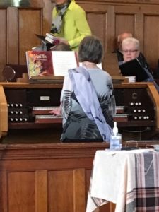 Carol at organ